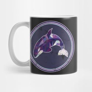 Orca Distressed Shirt: Cute Colorful Art Killer Whale Mug